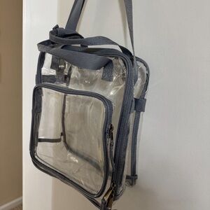 Clear Crossbody Tote Bag